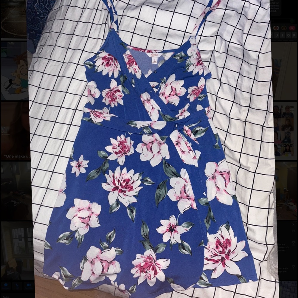 Floral summer skort dress